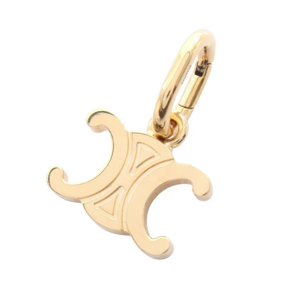 Celine Triomphe Charm Accessory Gold Plated Tone